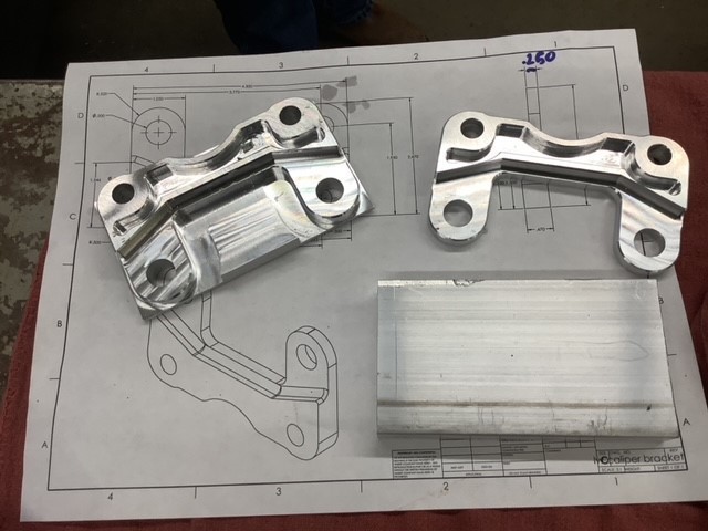 Manufacturing student sprint car parts