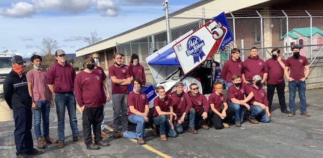 PM AMT Students with Sprint Car
