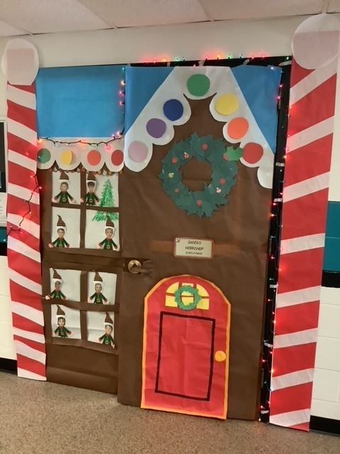 Santa Workshop Door Decorating in Early Child ED
