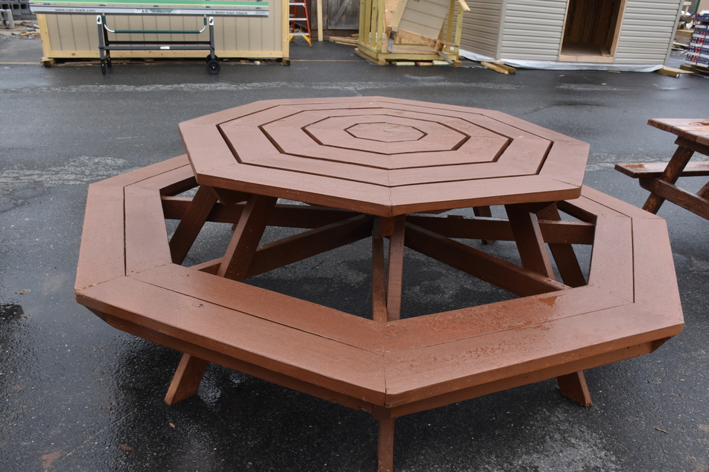 octagonal picnic table