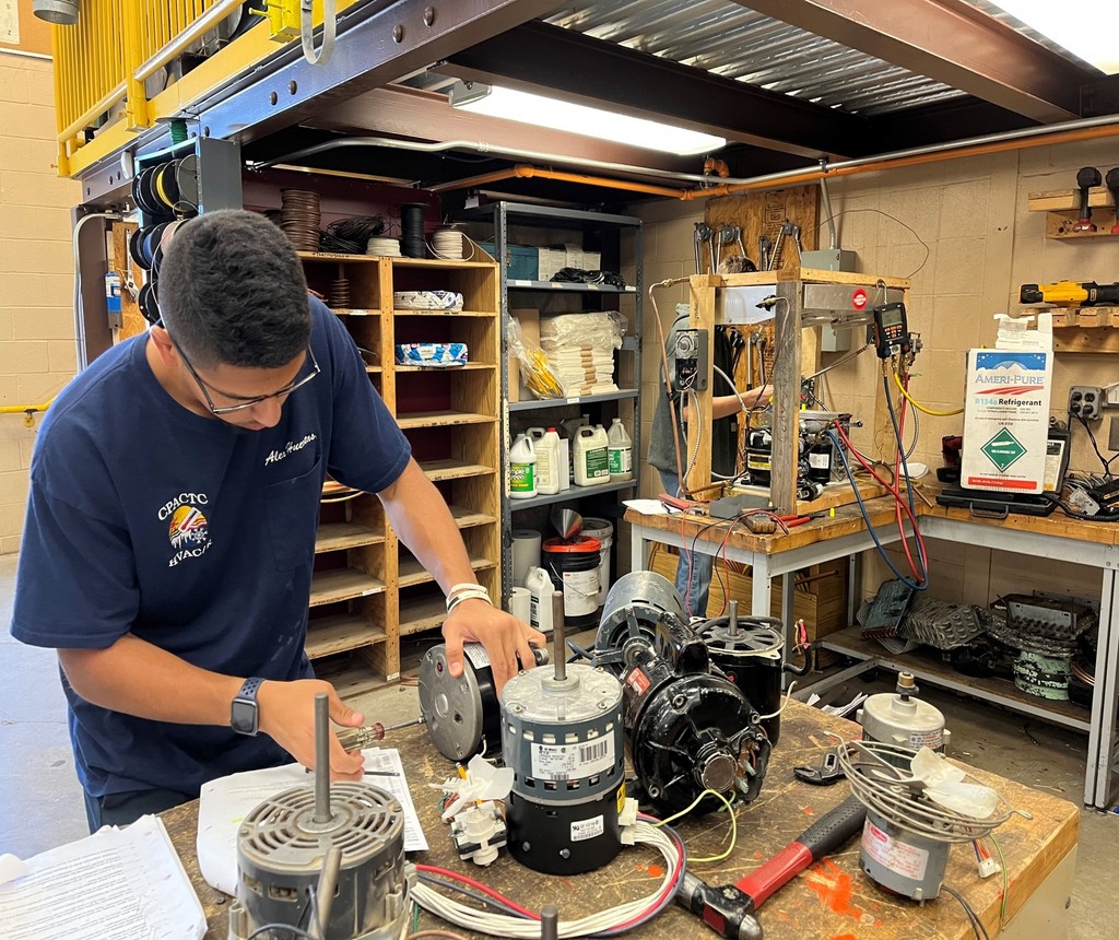 applying learned skills in hvac program