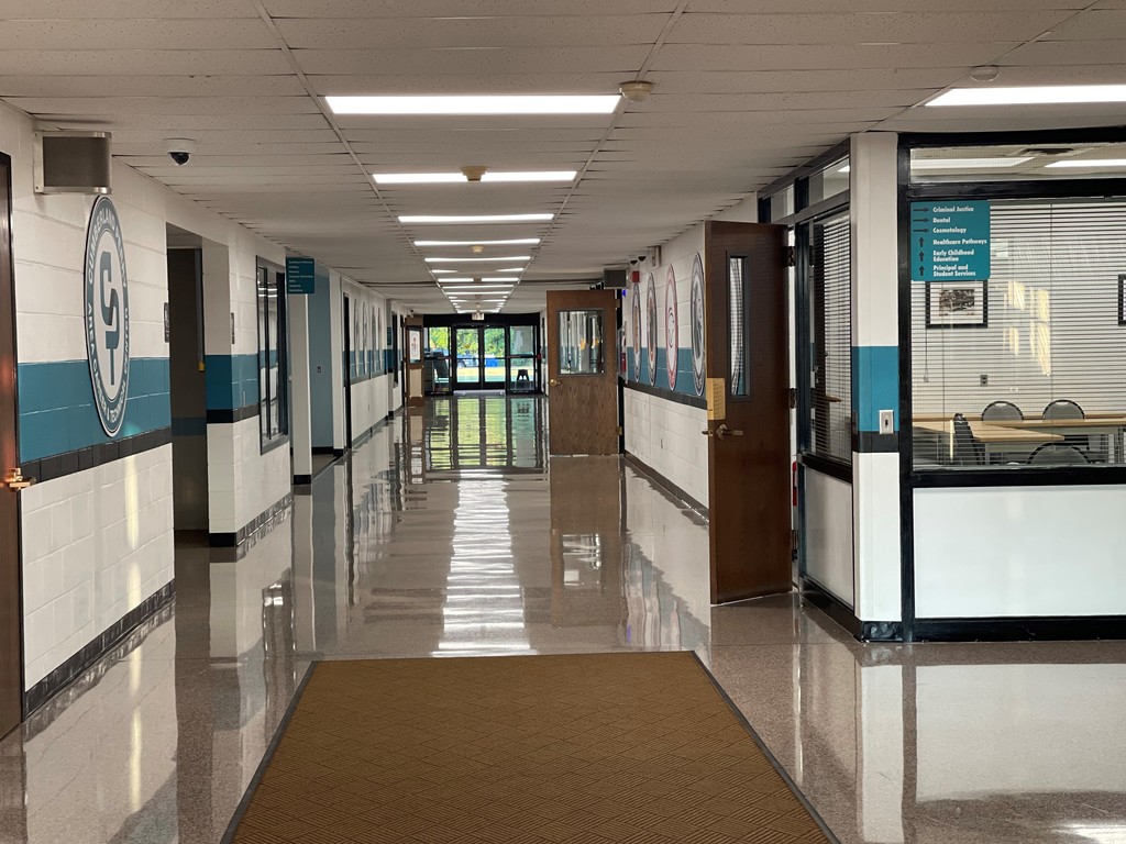 first day empty hallway cpactc 2023-2024 school year begins